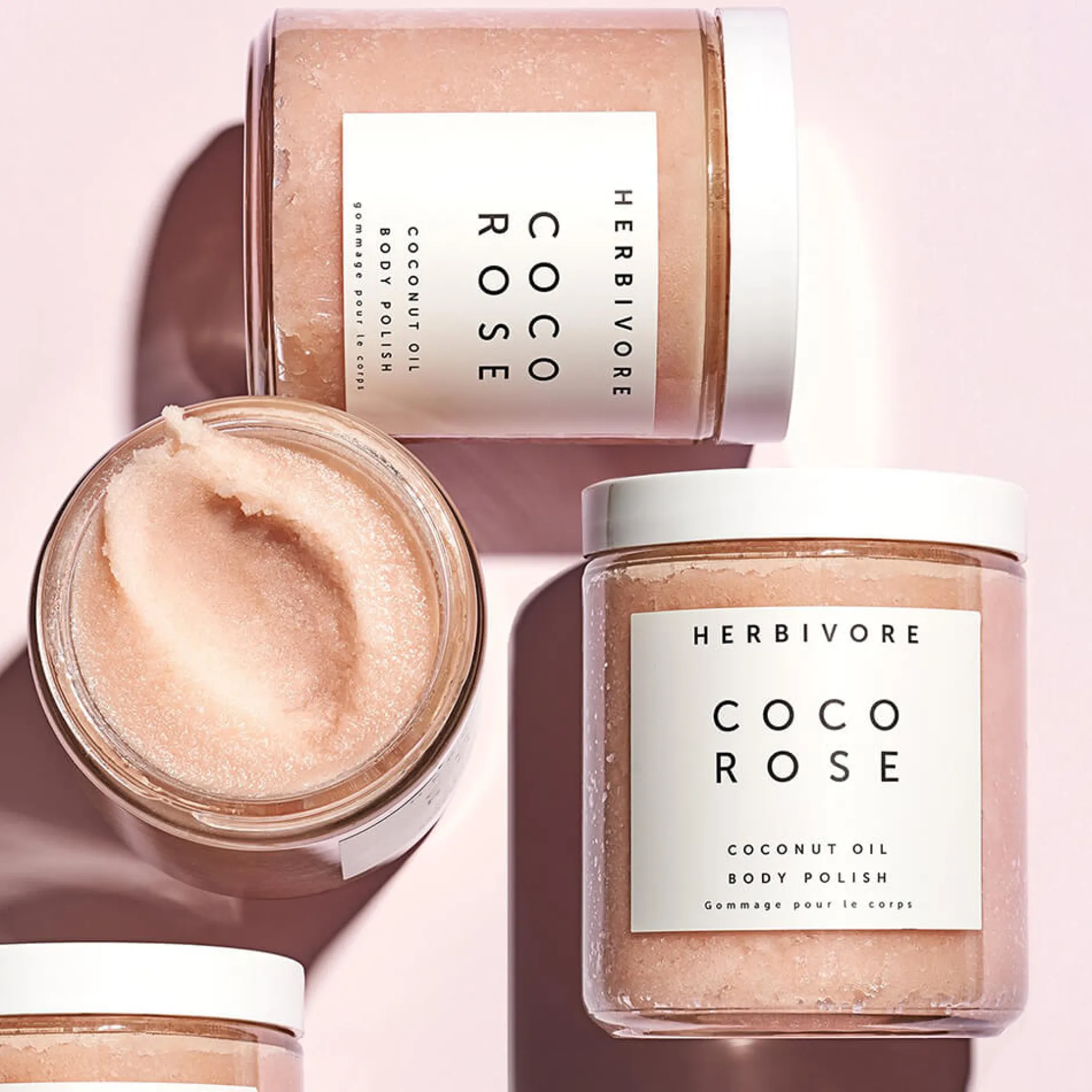 Exfoliants & Gommages*Herbivore Botanicals Coco Rose Exfoliating Body Scrub Exfoliant Corps