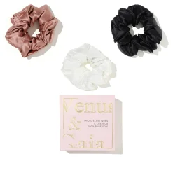 Lifestyle|Accessoires Lifestyle*Venus & Gaia Trio de Chouchous en Soie